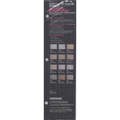 Redken 2022 BI 010VG SWATCH INSERT ea.